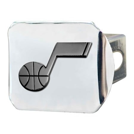 Fanmats NBA - Utah Jazz - 3-D Chrome Hitch Cover 3-3/8" x 4" - 15141 15141